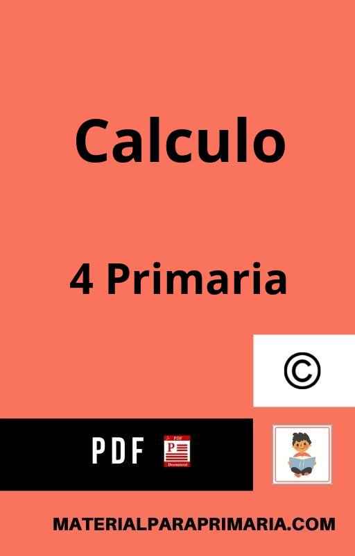 Calculo 4 Primaria PDF