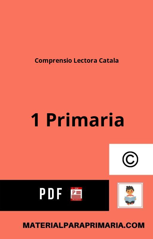 Comprensio Lectora 1 Primaria Catala PDF