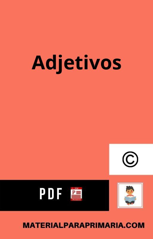 Ejercicios Adjetivos Primaria PDF