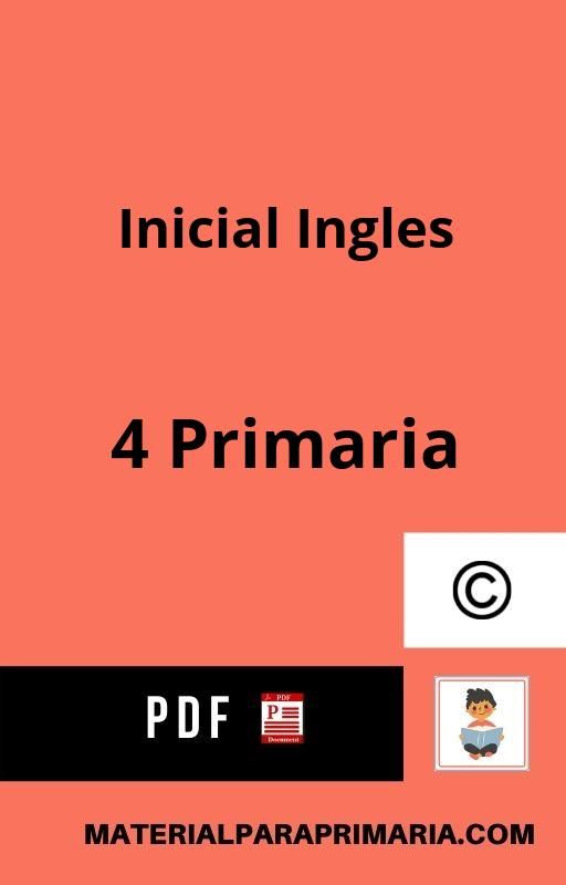 Evaluacion Inicial Ingles 4 Primaria PDF