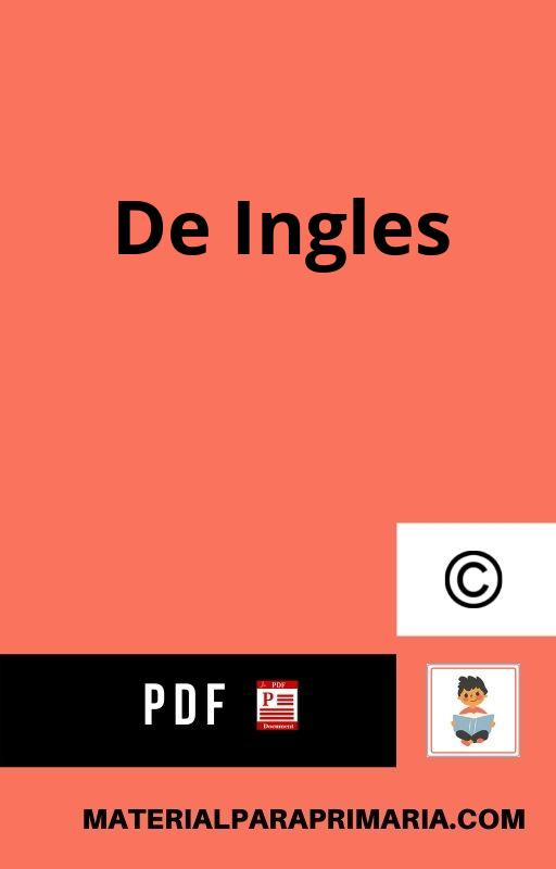 Fichas De Ingles Para Primaria PDF